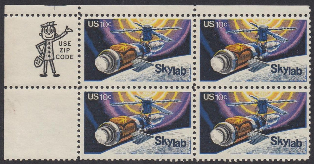 # 1529 (1974) Skylab - Mr. Zip, BK/4, UL, MNH