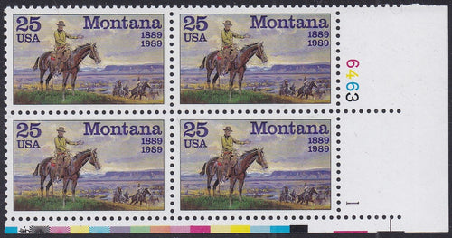 # 2401 (1989) Montana Statehood - PB, LR #6463-1, MNH