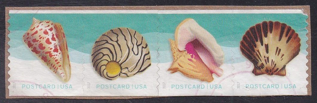 # 5167-70 (2017) Seashells - Coil Strip/4, Used