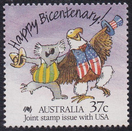 Australia #1052 (1988) Bicentennial Joint Issue with US - Sgl, MNH