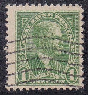 Canal Zone # 105 (1928) Gen Crawford Gorgas - Sgl, Used