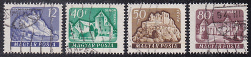 Hungary # 1357-60, 1363 (1961) Castles - Sgls, Set/5, Used