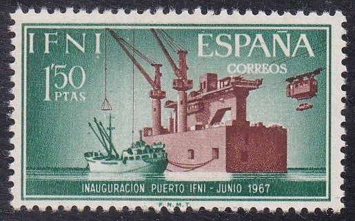 Ifni # 145 (1967) Harbor - Sgl, MNH