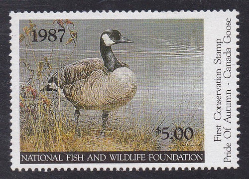 NF&W (1987) #1 Canada Goose - Sgl, MNH