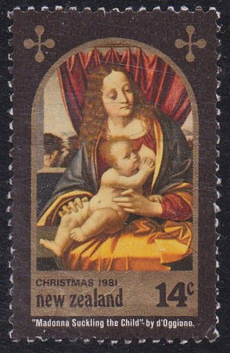 New Zealand # 736 (1981) Madonna & Child - Sgl, Used