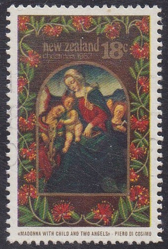 New Zealand # 752 (1982) Madonna & Child - Sgl, Used