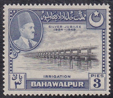 Pakistan - Bahawalpur # 22 (1949) Irrigation - Sgl, MNH