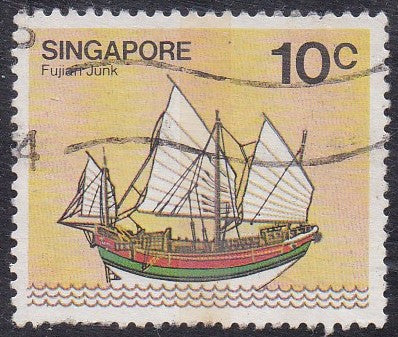 Singapore # 338 (1980) Ship - Sgl, Used