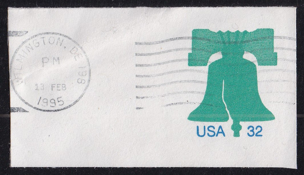 # U632 (1995) Liberty Bell - Cut Square, Used