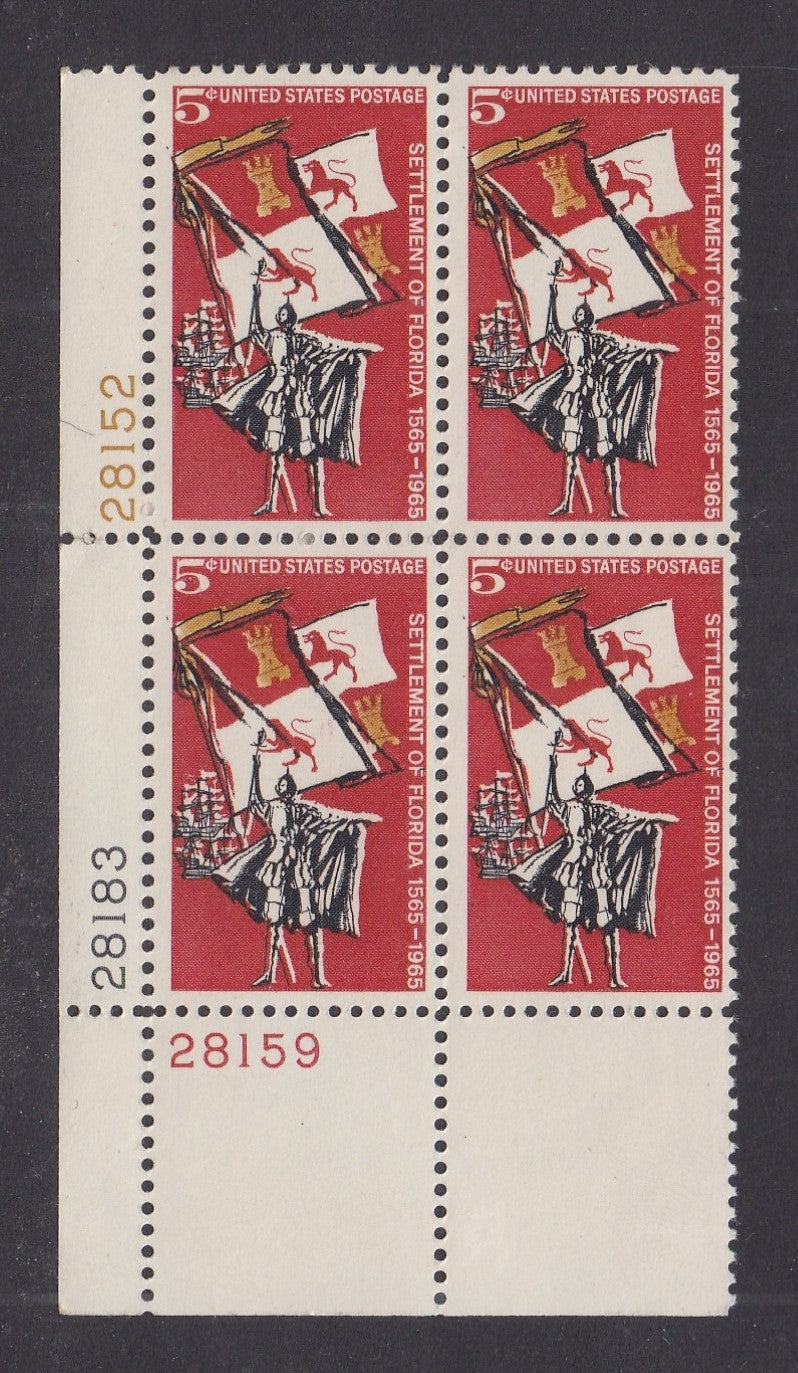 # 1271 (1965) Florida Settlement - PB, LL #28152/28159/28183, MNH