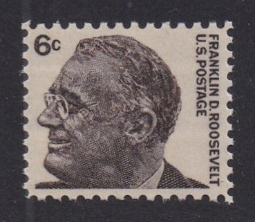 # 1284a (1966) FDR, Tagged - Sgl, XF MNH