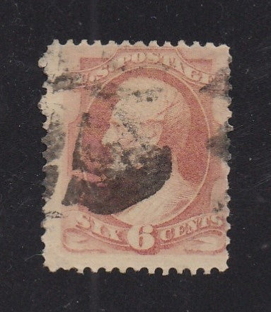 # 148 (1870) Lincoln, Rose - Sgl, Used, F
