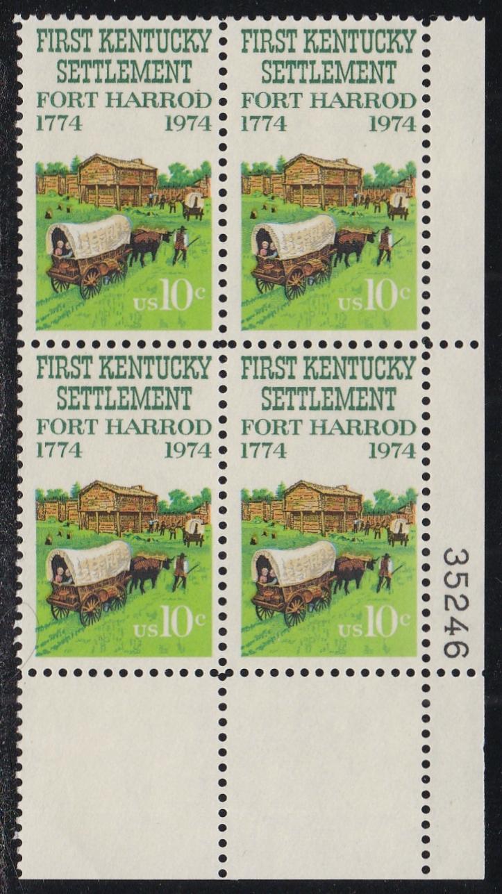 # 1542 (1974) Fort Harrod - PB, LR #35246, MNH