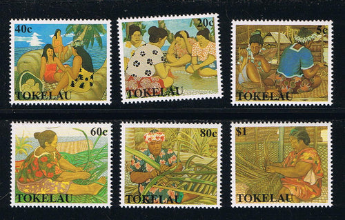 Tokelau # 165-170 (1990) Work and Leisure - Sgls, Set/6 MNH