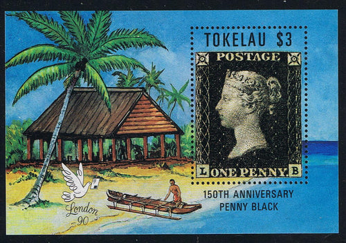 Tokelau # 171 (1990) Penny Black - S/S, MNH