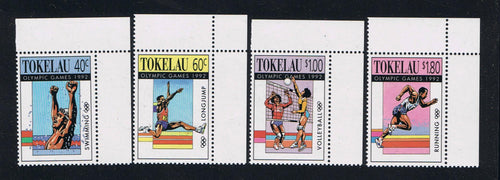 Tokelau # 178-181 (1992) Summer Olympics - Sgls, Set/4, MNH
