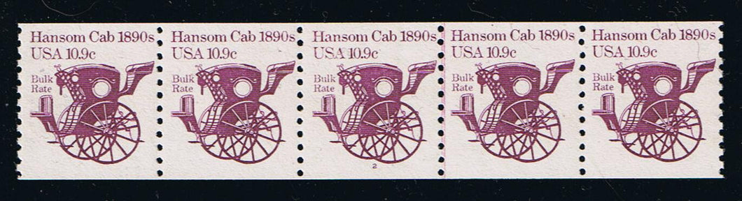 # 1904 (1982) 1890's Hansom Cab - PS/5, #2, VF MNH