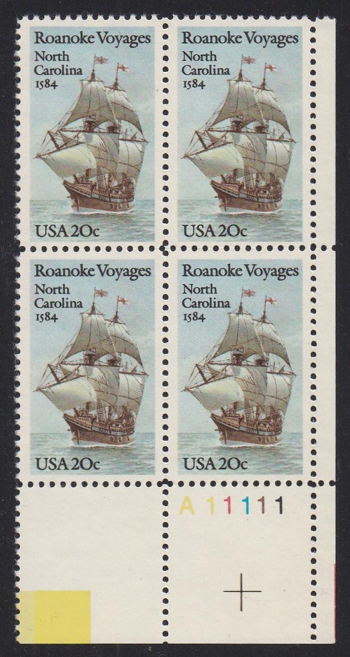# 2093 (1984) Roanoke - PB, LR #A11111, MNH