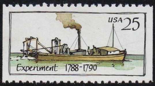 # 2405 (1989) Steamboats, Experiment - Bklt sgl, MNH