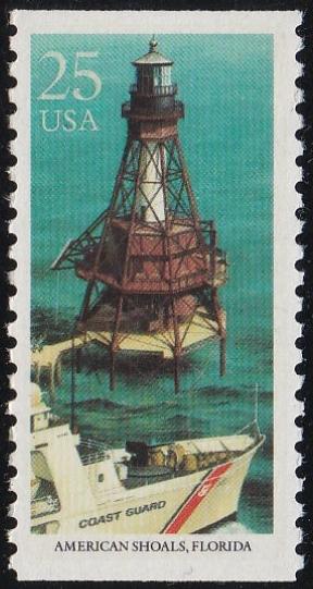 # 2473 (1990) Lighthouses, FL - Bklt sgl, MNH