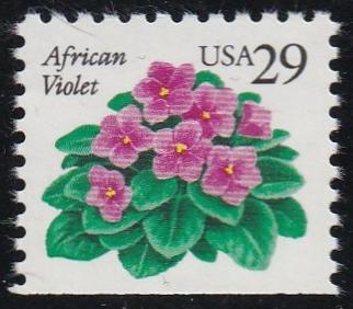 # 2486 (1993) African Violets - Bklt sgl, MNH