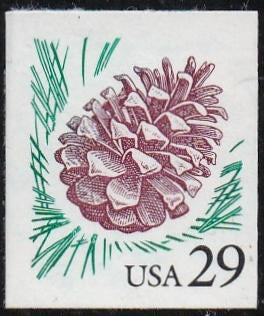 # 2491 (1993) Pine Cone - Bklt sgl, MNH