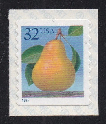 # 2495A (1995) Pear - Coil sgl, MNH