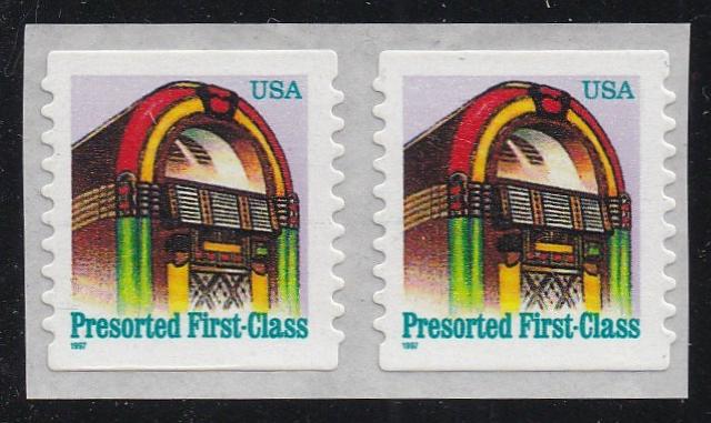 # 2912B (1997) Juke Box - Coil pr, MNH