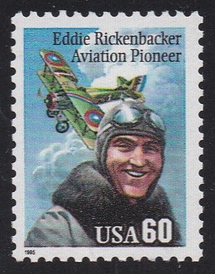 # 2998 (1995) Rickenbacker, Sm Date - Sgl, MNH