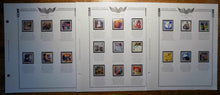 # 3182-91 (1998-2000) Celebrate the Century, 1900's through 1990's - Sgls on pg, in mounts