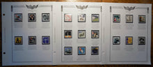 # 3182-91 (1998-2000) Celebrate the Century, 1900's through 1990's - Sgls on pg, in mounts