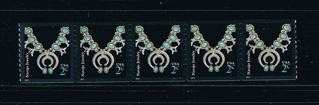 # 3758B (2011) Navaho Necklace, 2011 year date - PS/5, #S111111, XF MNH