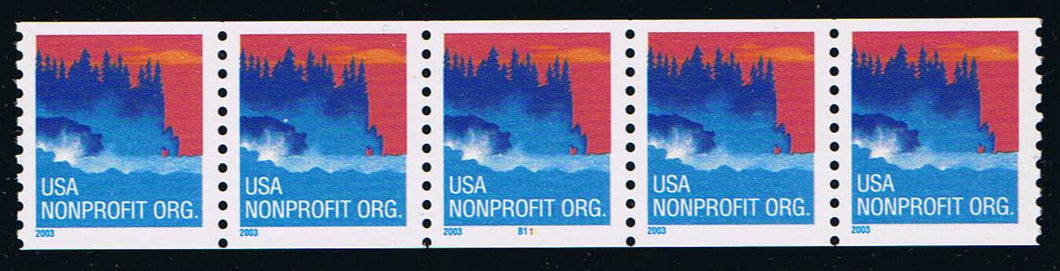# 3775 (2003) Sea Coast, blue 2003 year date - PS/5, #B111, XF MNH