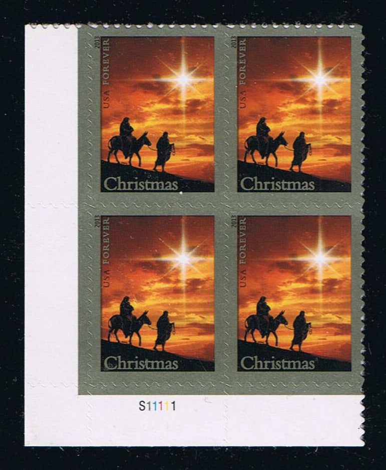 # 4813 (2013) Holy Family on Donkey - PB, LL #S11111, MNH