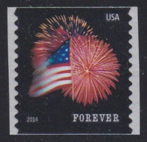4868 (2014) Star Spangled Banner, (SSP) - Coil sgl, MNH