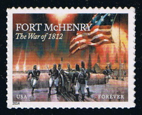 # 4921 (2014) Fort McHenry - Sgl, MNH
