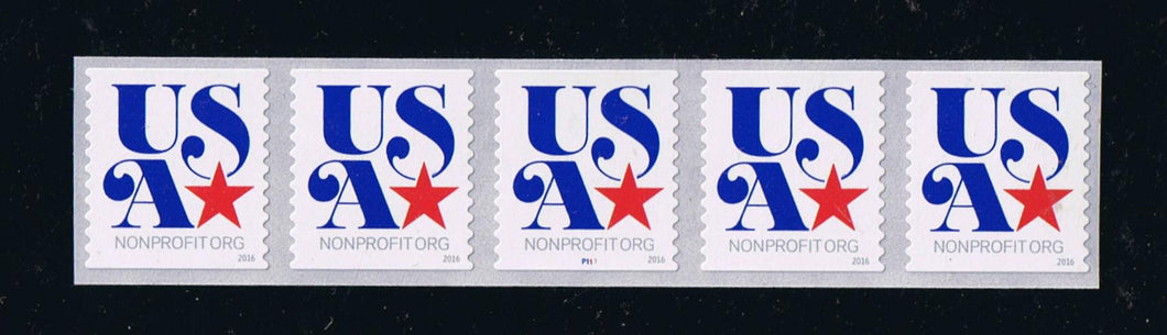 # 5061 (2016) USA-Star, Non-Profit Mail - PS/5, #P111, MNH
