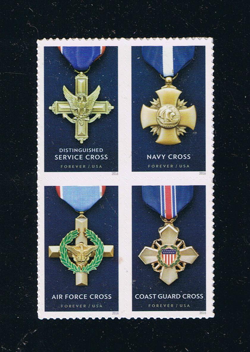 # 5065-68 (2016) Service Cross Medals - BK/4, MNH
