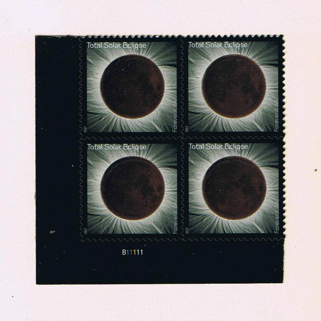 # 5211 (2017) Solar Eclipse - PB, LL #B11111, MNH