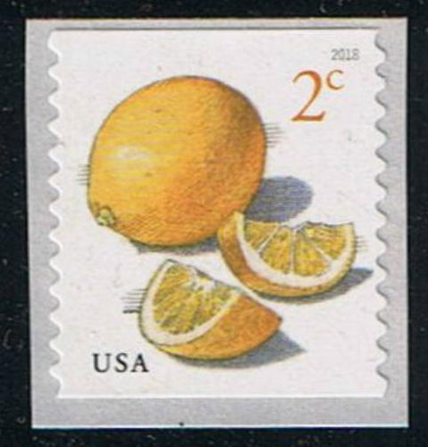 # 5256 (2018) Meyer Lemons - Coil sgl, MNH