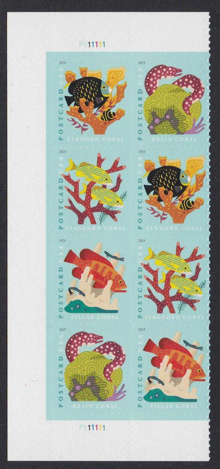 # 5363-66 (2019) Coral Reefs - PB, L #P111111, MNH