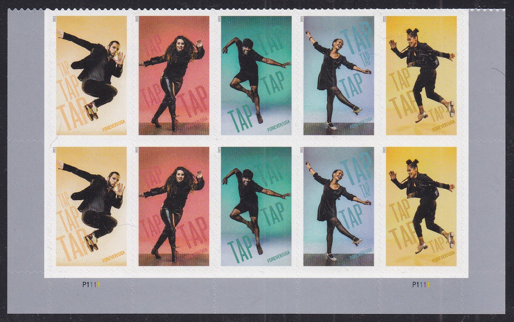 # 5609-13 (2021) Tap Dance - PB/10, B #P1111, MNH