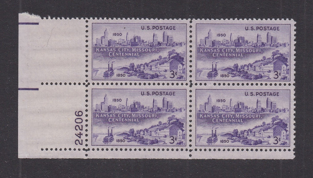 # 994 (1950) Kansas City - PB, LL #24206, MNH