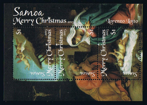 S # 1221 (2015) Christmas Souvenir Sheet