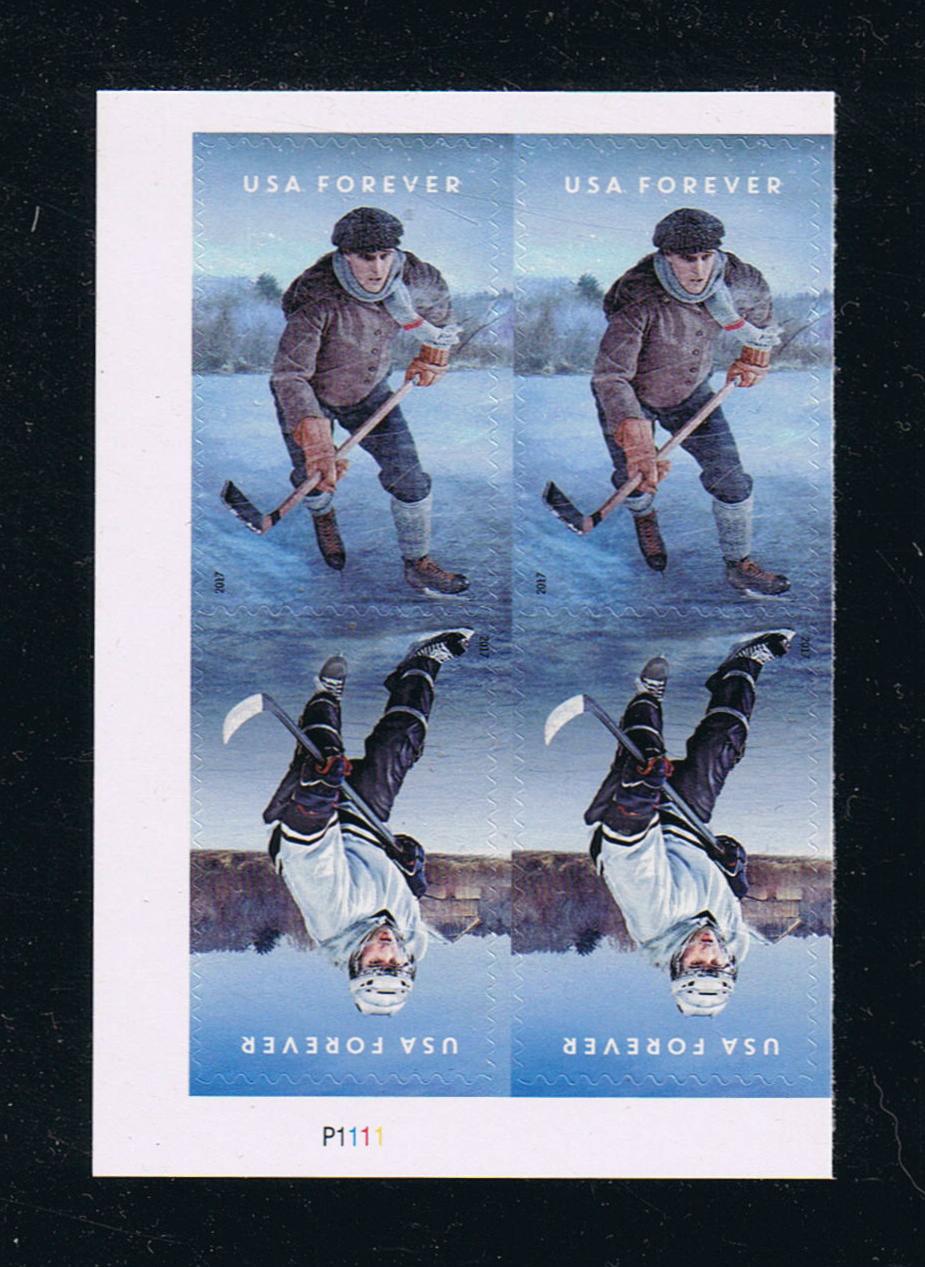 # 5252-53 (2017) History of Hockey - PB, LL #P1111, MNH