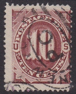 # J26 (1891) Postage Due, dark claret - Used, VG