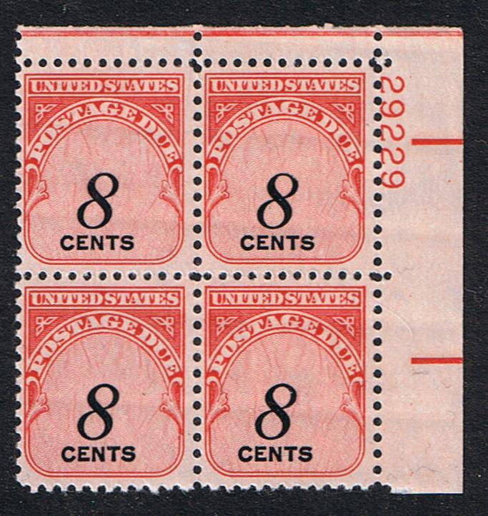 # J96 (1959) Postage Due - PB, UR #29229, MNH