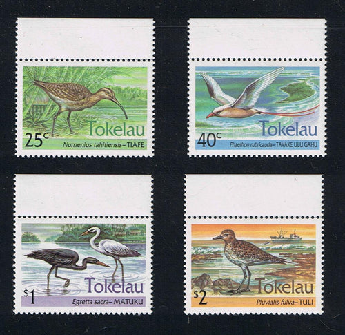 Tokelau # 190-193 (1994) Birds - Sgls, Set/4, MNH