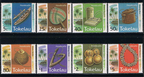 Tokelau # 195-202 (1995) Handcrafts - Sgls, Set/8, MNH