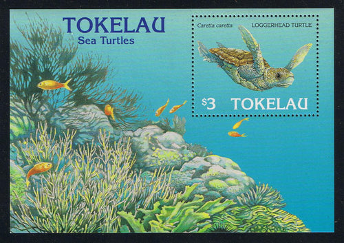 Tokelau # 221 (1995) Turtles - S/S, MNH